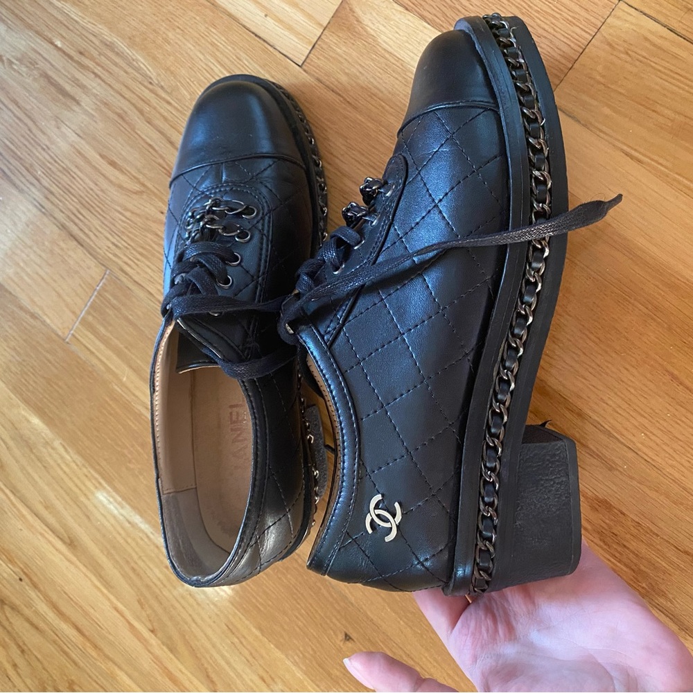 chanel women loafers